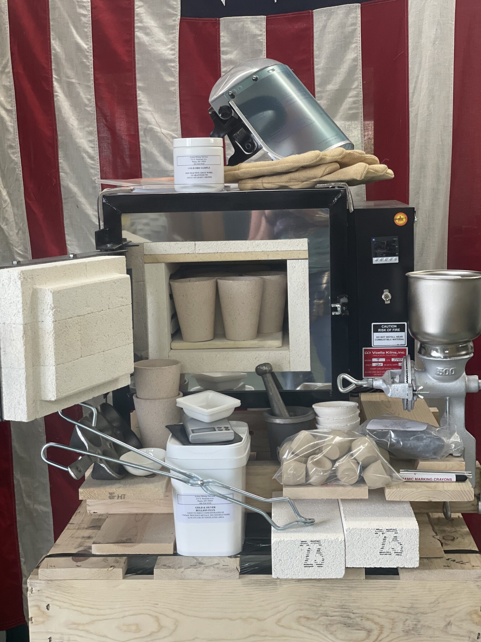 Beginner's Fire Assay Kit Action Mining Services Inc. Action Mining